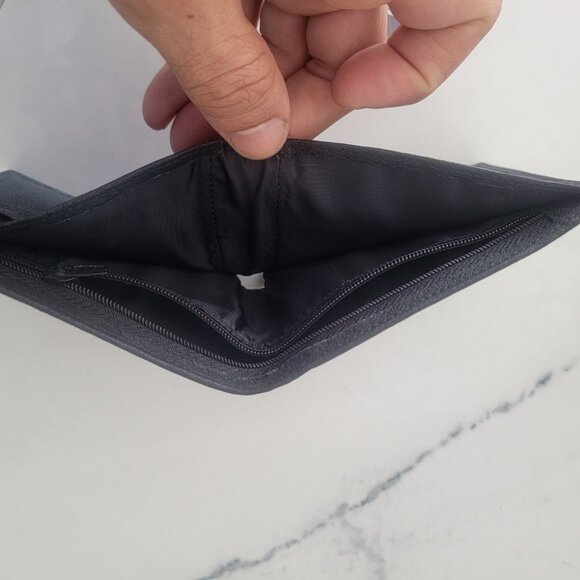 Vintage Leather Australian Wallet. Black. - Picture 5 of 5